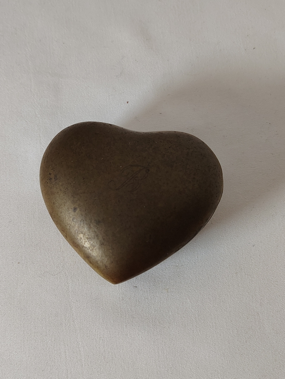 Brass Heart Trinket Box